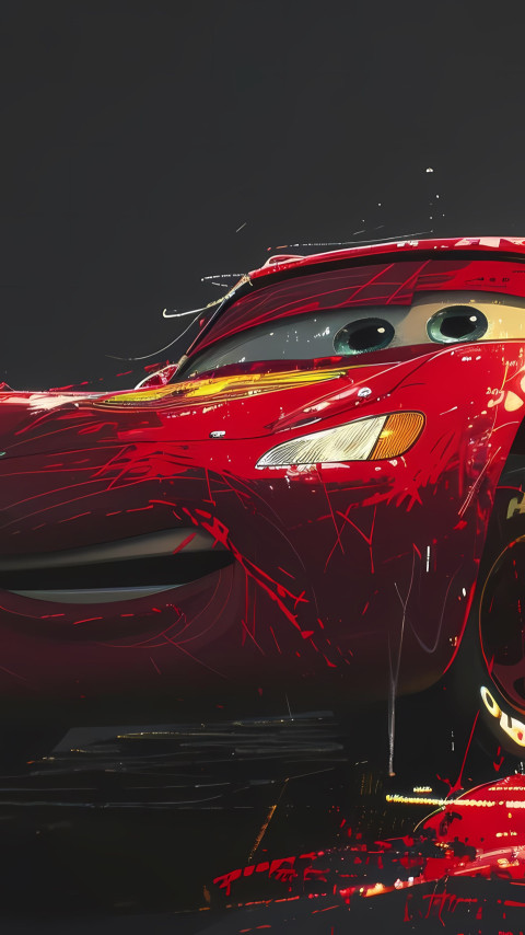 McQueen Red Hot Smartphone Wall