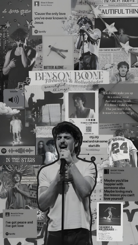 Gorgeous Benson Boone Mobile Wallpaper for iPhone