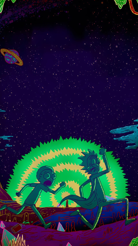 Rick and Morty Animated Series Wallpaper