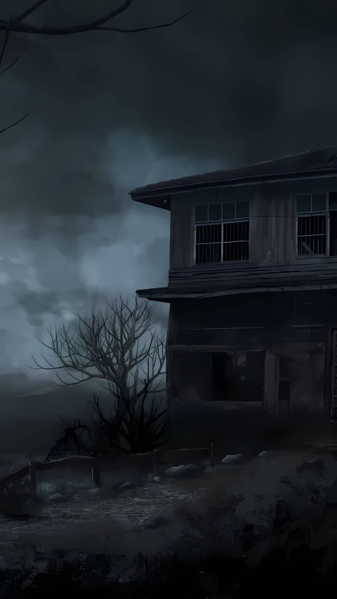 Spooky House Wallpaper