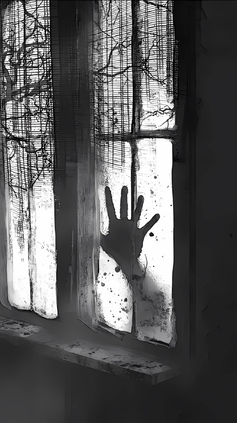 Spooky Hand Photo Wallpaper