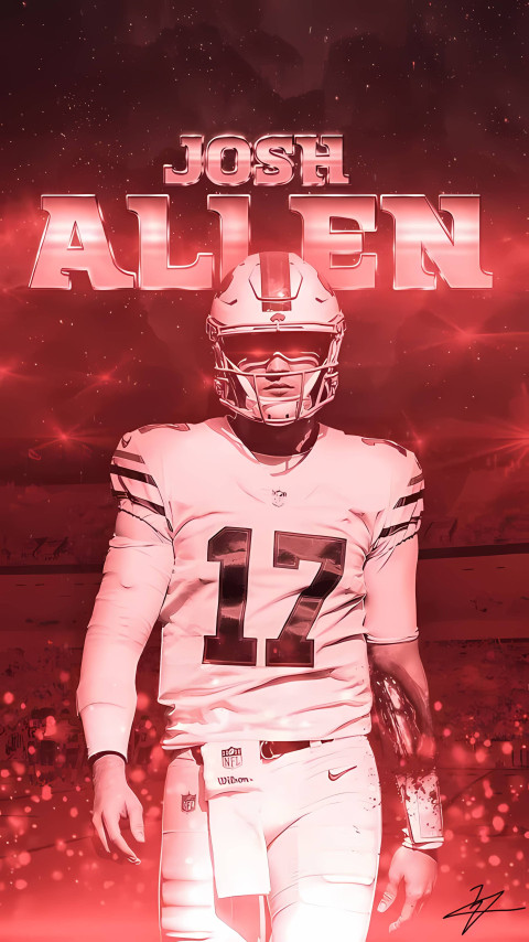 Josh Allen Aesthetic 4K Wallpaper