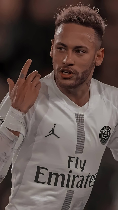 Neymar Portrait Image Wallpaper For Phone