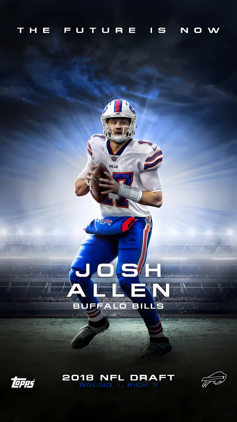 High Quality Josh Allen Poster Wallpaper