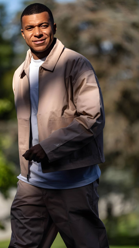 Latest Mobile Wallpaper of Kylian Mbappé