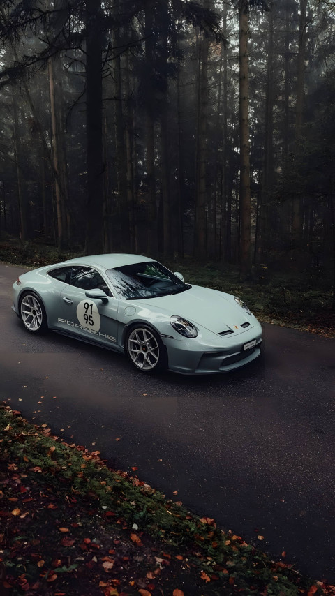 Forest Road Porsche 911 HD Photo for Your Mobile Screen