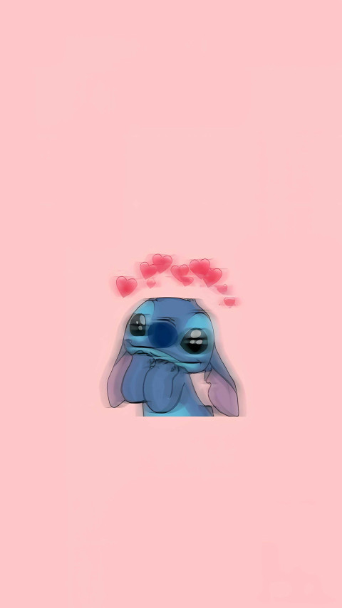 Cute Stitch Lock Screen Background