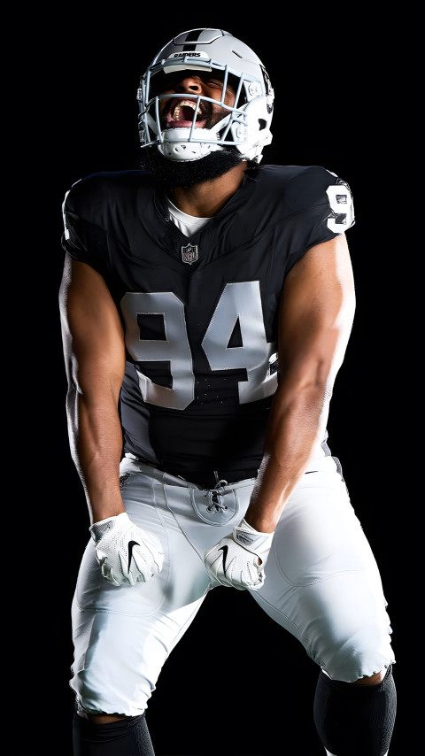 Las Vegas Raiders Player Fun Time Picture