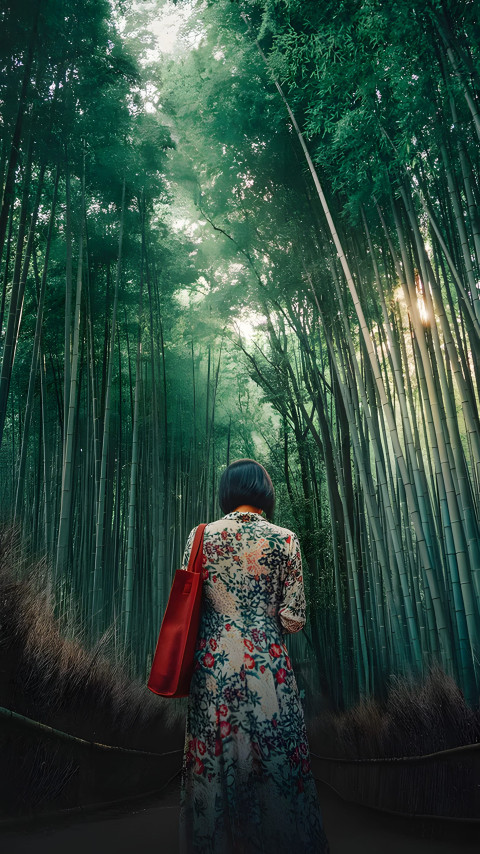 Nature Bamboo Mobile Picture