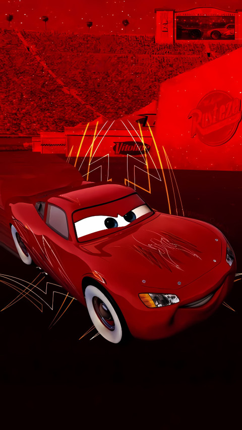 Cars McQueen Red Phone Wallpaper
