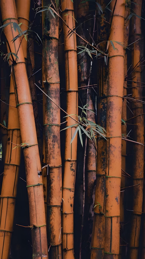Calm Bamboo Grove Mobile Wallpaper