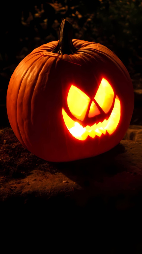 Pastel Halloween Mobile Background