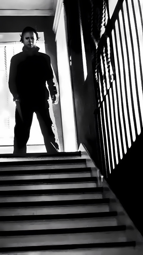 Halloween Michael Myers Chilling Scene Wallpaper