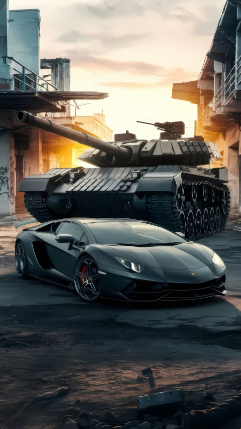 Urban Racing Lambo Wallpaper