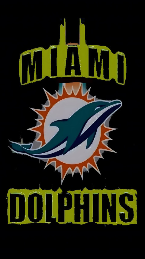 High Quality Miami Dolphins Logo Background for Every Fan 4K