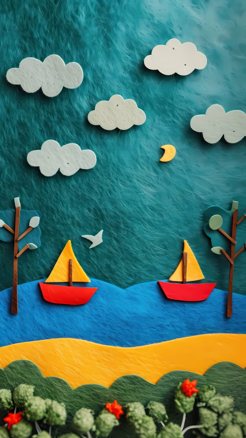 Kids Phone Wallpaper with Fun Cartoon Character