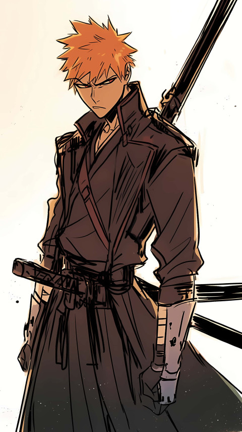 Bleach Blade Glow Mobile Wallpaper