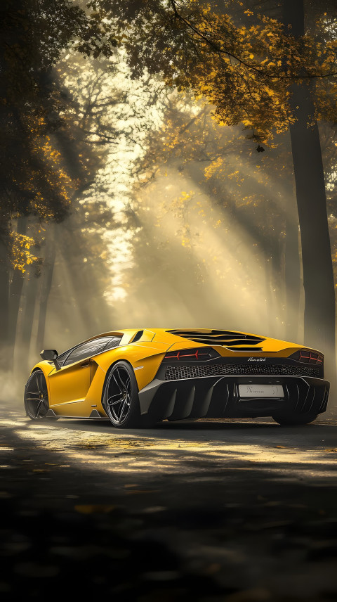 Sunset Ride Lambo Mobile Image