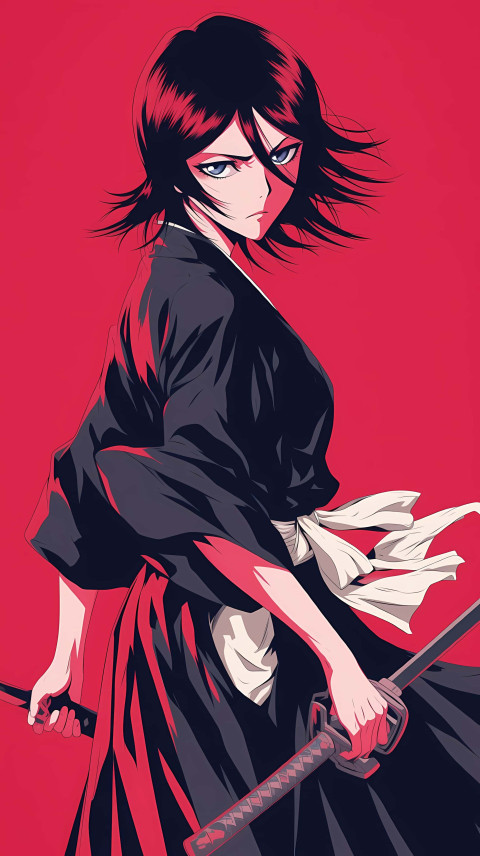 Bleach Stylish Pose Phone Wallpaper