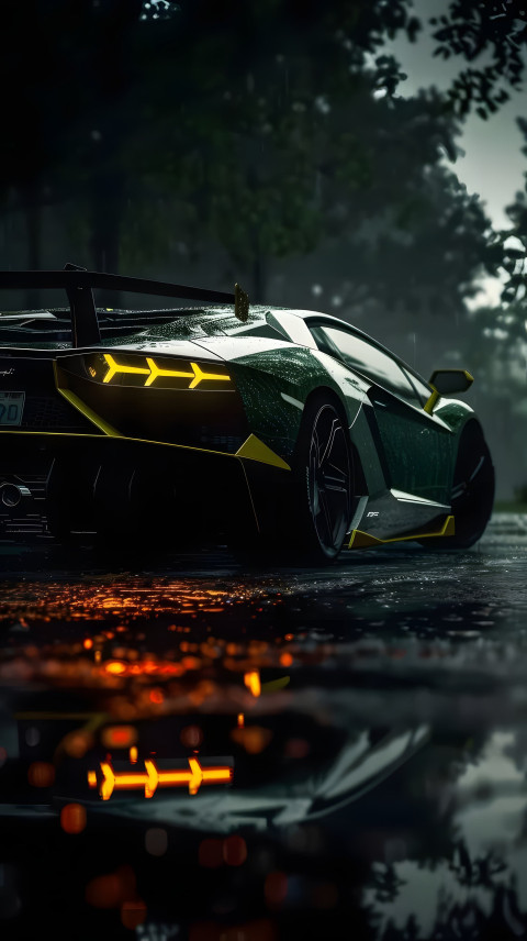 Lambo Side View Mobile Image