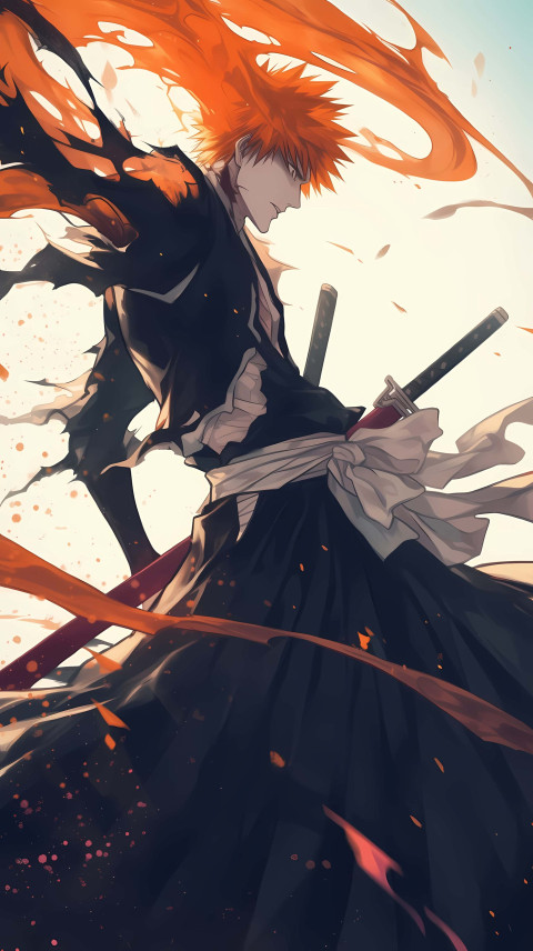 Bleach Intense Look Phone Wallpaper