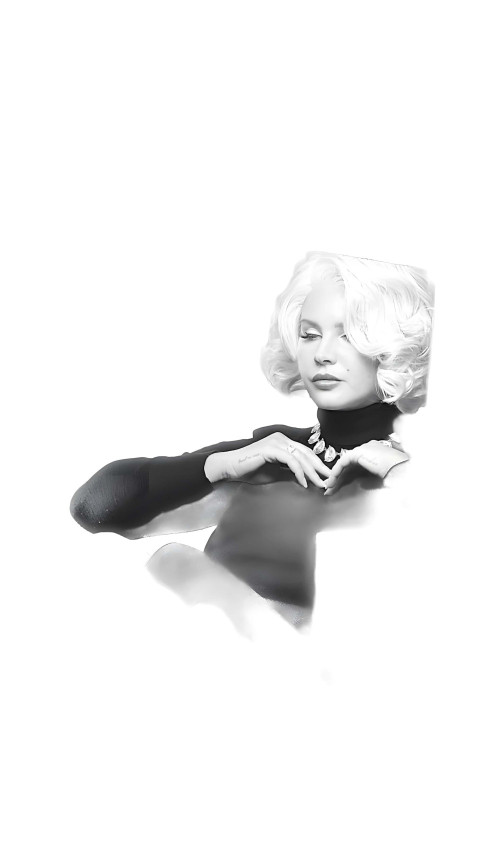 Black and White Lana Del Rey Aesthetic Wallpaper to Download for Phone