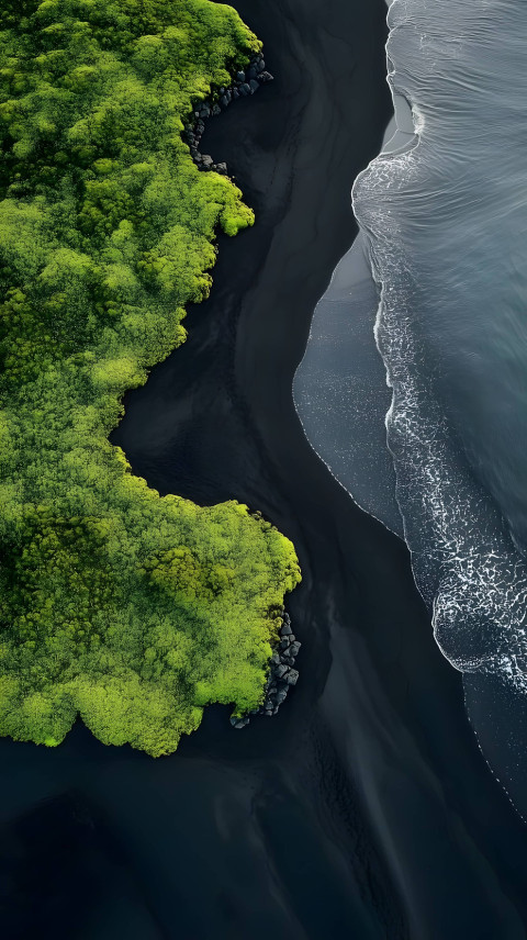 Tranquil Grass Meadow Mobile Image