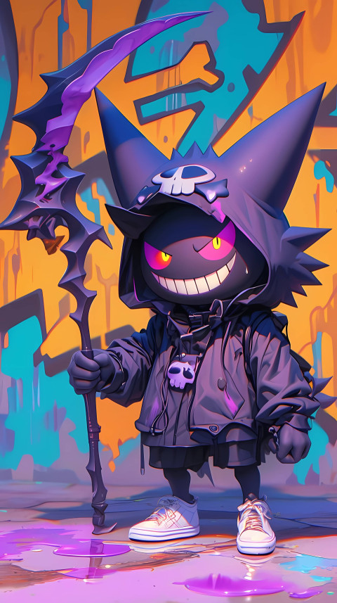 4K Gengar Mobile Picture Scary Pokemon Wallpaper