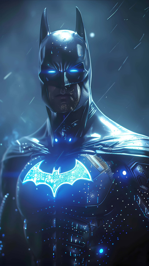 Batman in Rain Wallpaper