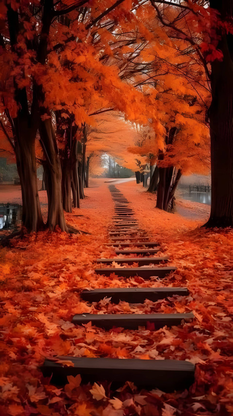 Vibrant Fall Color Phone Wallpaper