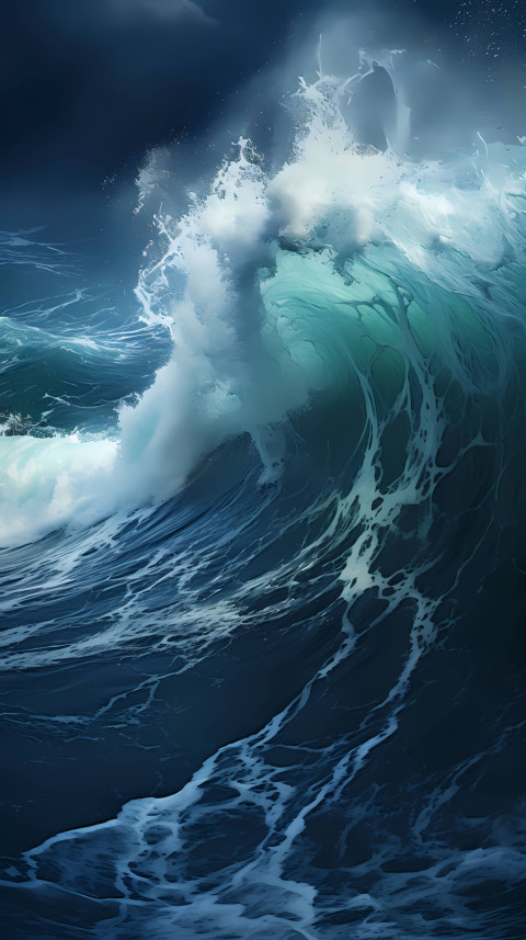 Stunning Wave Phone Picture for a Fresh Vibe 4K