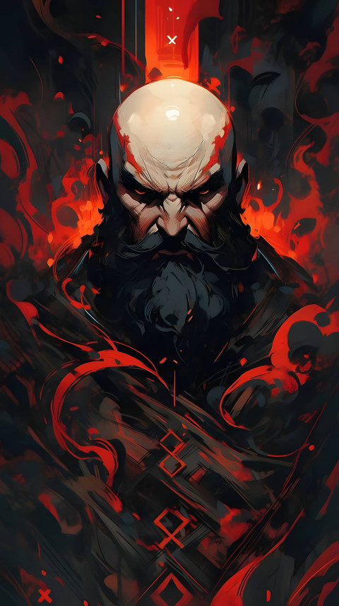 Download HD Kratos God of War Phone Wallpaper