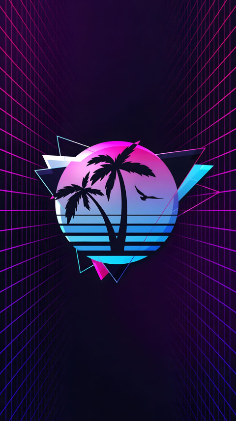 Aesthetic Palm Tree Mobile Picture