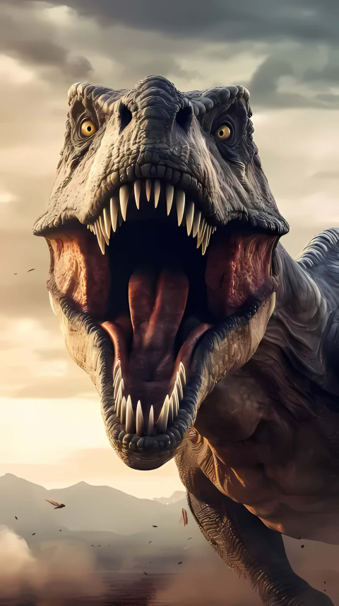 Cute Dinosaur Cartoon Wallpaper