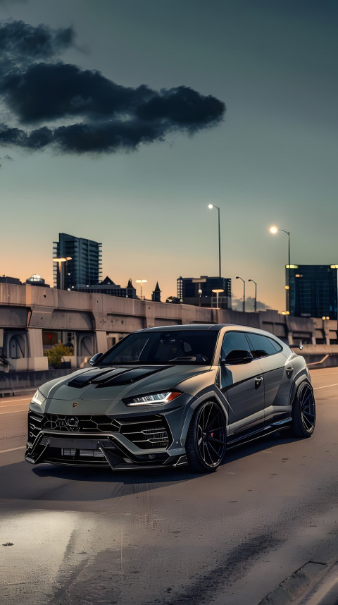 Stealth Black Lamborghini Mobile