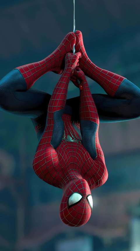 Spiderman Urban Chase Scene Background