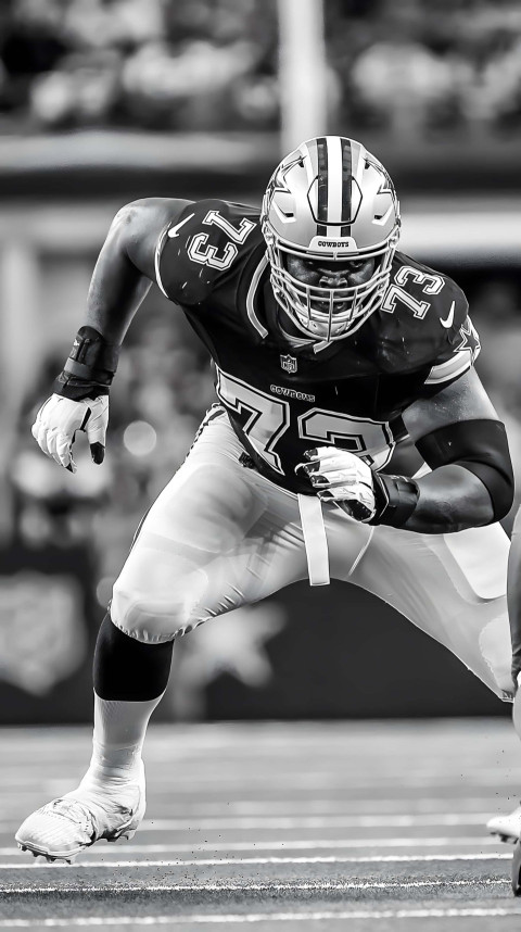 Dallas Cowboy Black and White Background
