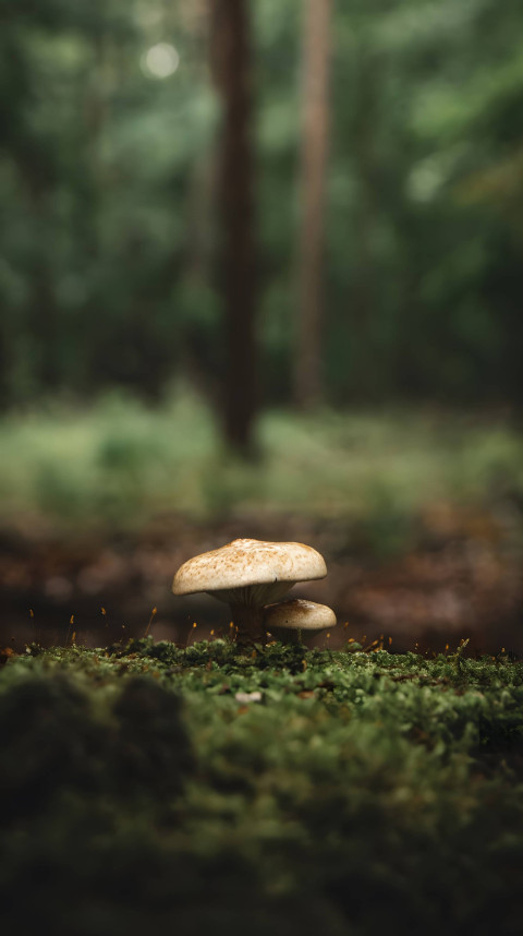 Playful Mushroom Wallpaper to Style Your Phone Screen HD