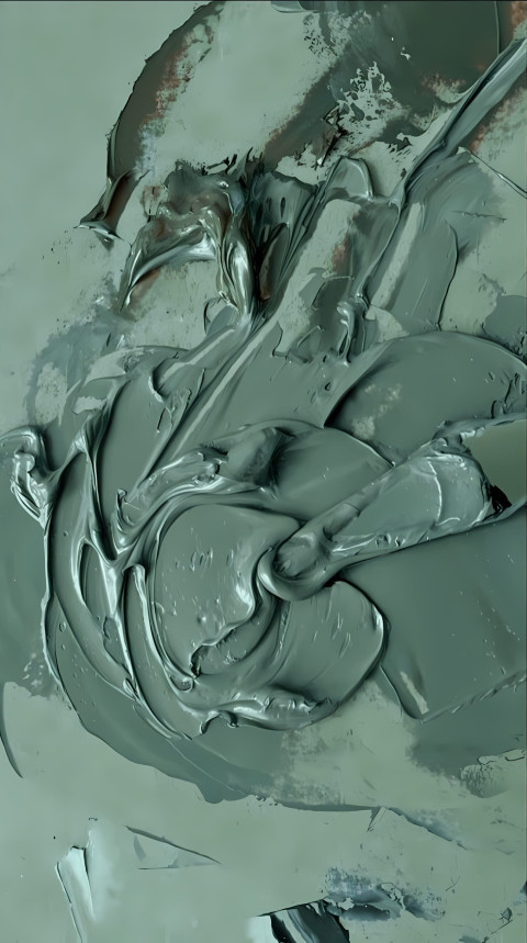 Elegant Aesthetic Sage Green Mobile Photo 4K