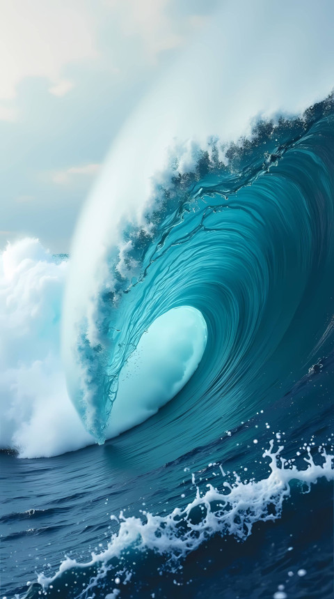 Ocean Wave Smartphone Background to Enhance Your Screen HD