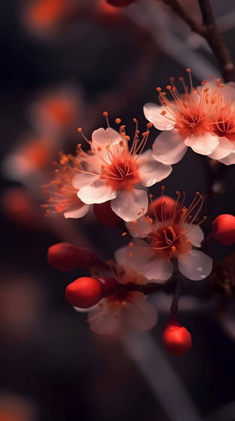 Soft and Elegant Flower Mobile Background