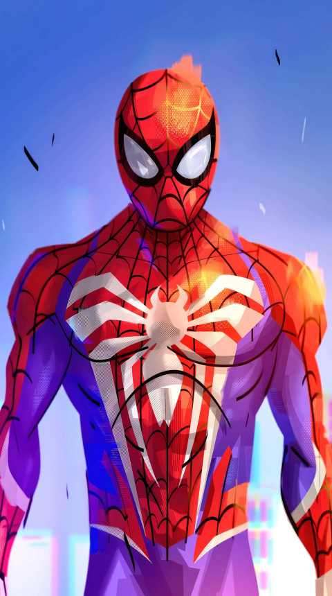 Spiderman Iconic Leap Image for Wallpaper