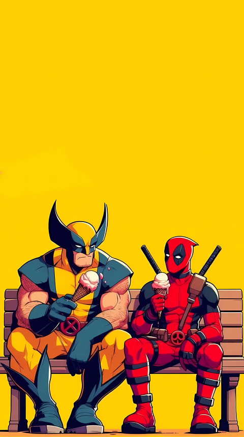 Amazing Deadpool & Wolverine Mobile Photo
