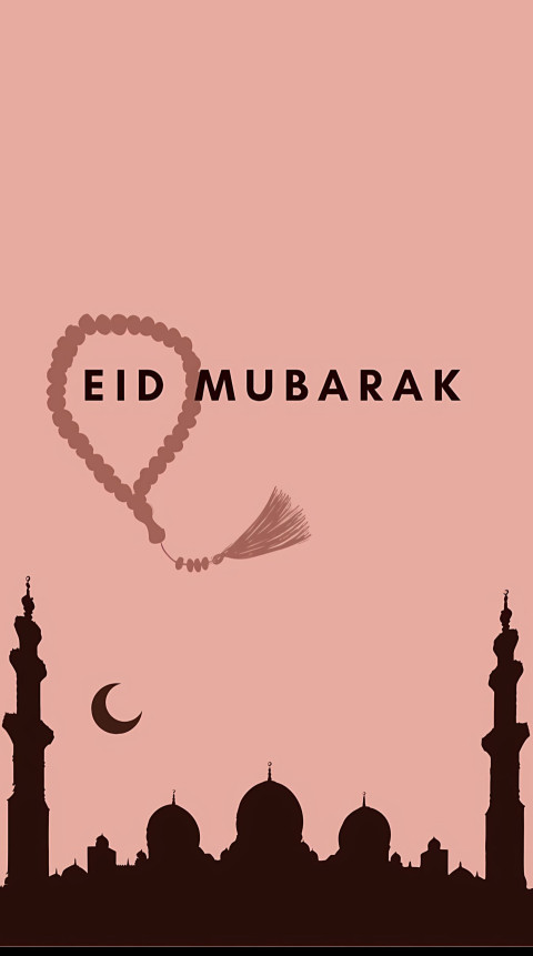 Eid Mubarak Joyful Festive Mobile Picture