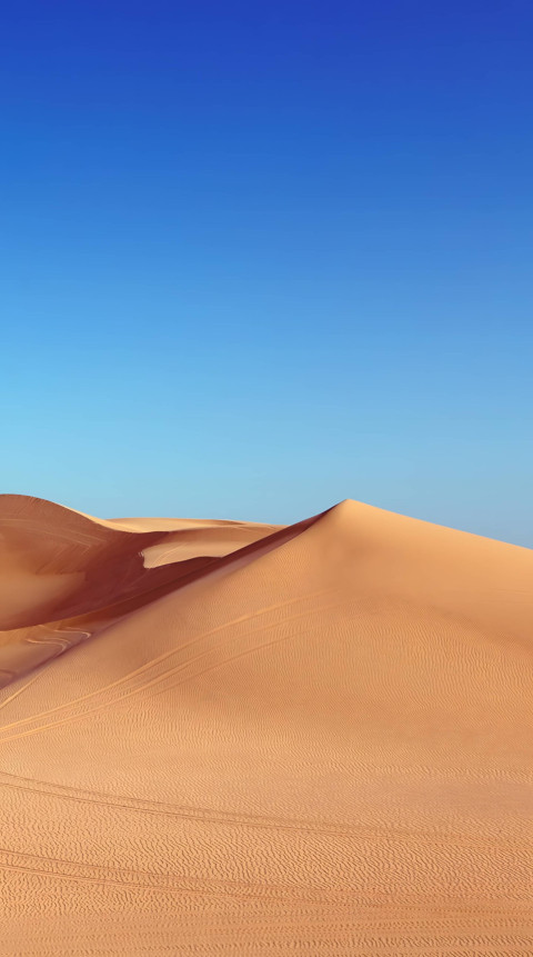 Calm Desert Landscape at Clean Hour for Phone