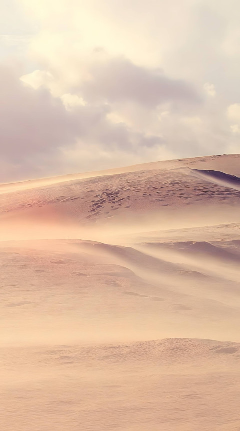 Rugged Desert Terrain for Android Mobile Screen