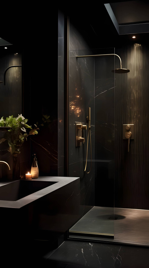 Artistic Bathroom Mobile Wallpaper in High Quality