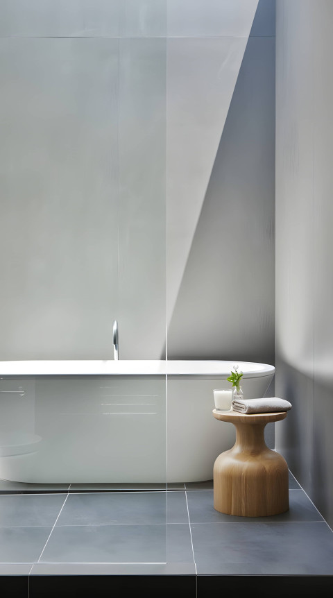 Simple Bathroom Mobile Wallpaper to Download