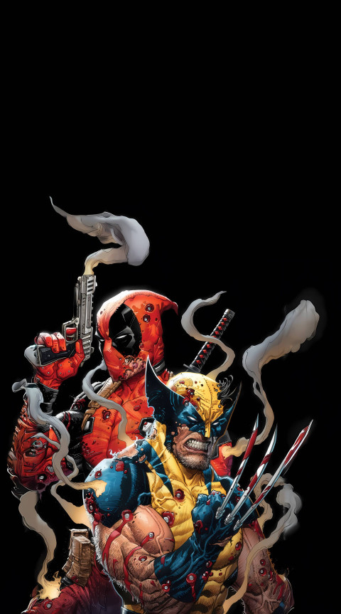 Cool Deadpool & Wolverine Wallpaper for Smartphones