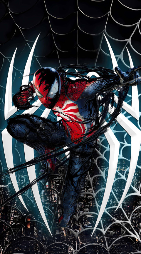 Spiderman in Action Wallpaper for Phone Screen